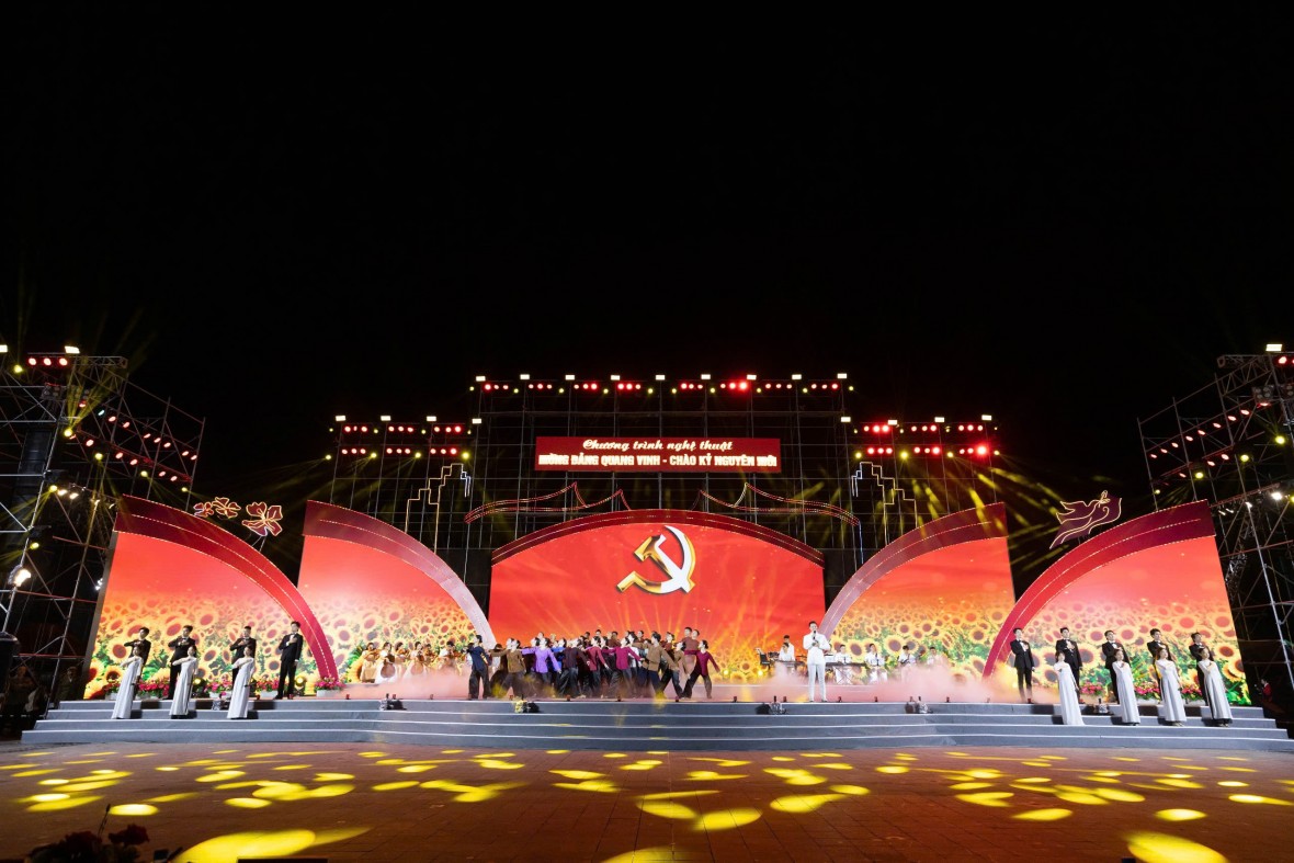 Hải Phòng rực rỡ đêm nghệ thuật chào mừng thành công Đại hội Đảng bộ I