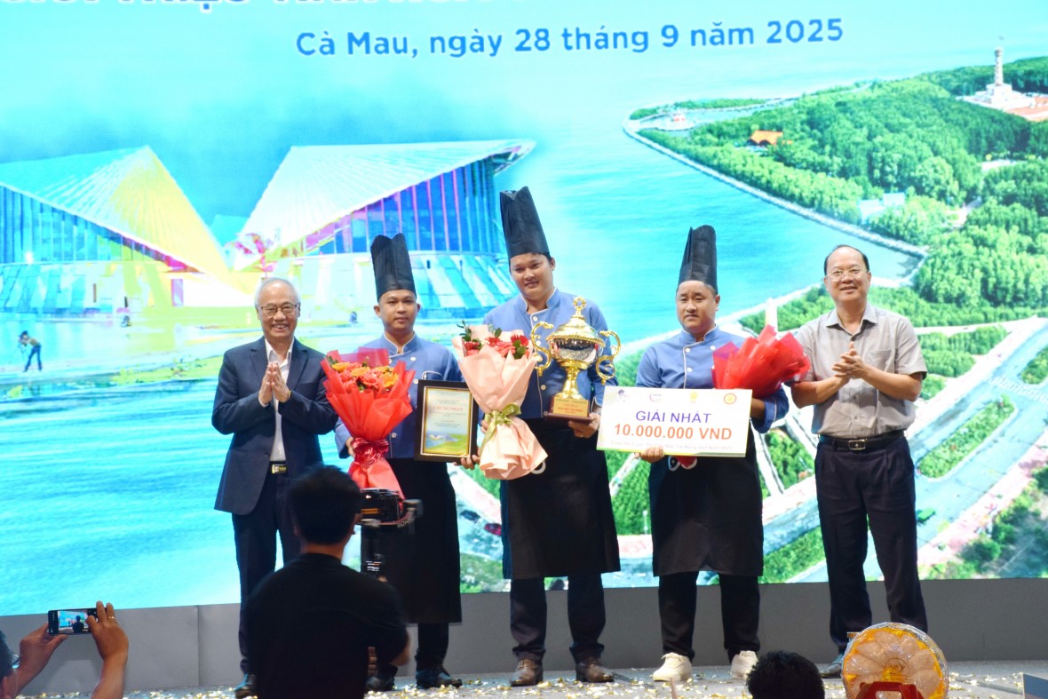Tôn vinh tinh hoa ẩm thực Cà Mau qua Cuộc thi “Đầu bếp tài năng”