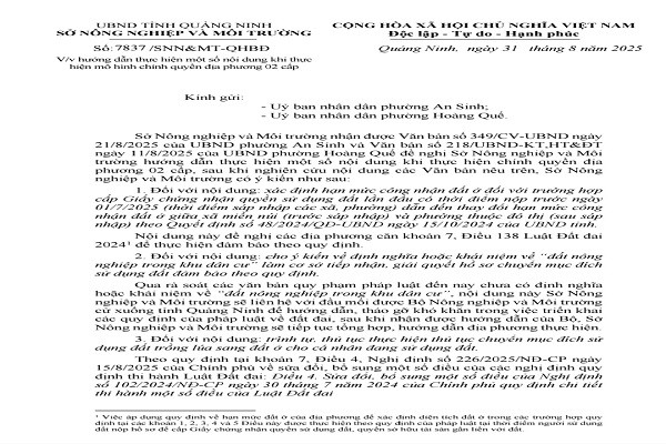 Hai thửa đất cùng một tờ bản đồ: Thửa được chuyển đổi, thửa phải