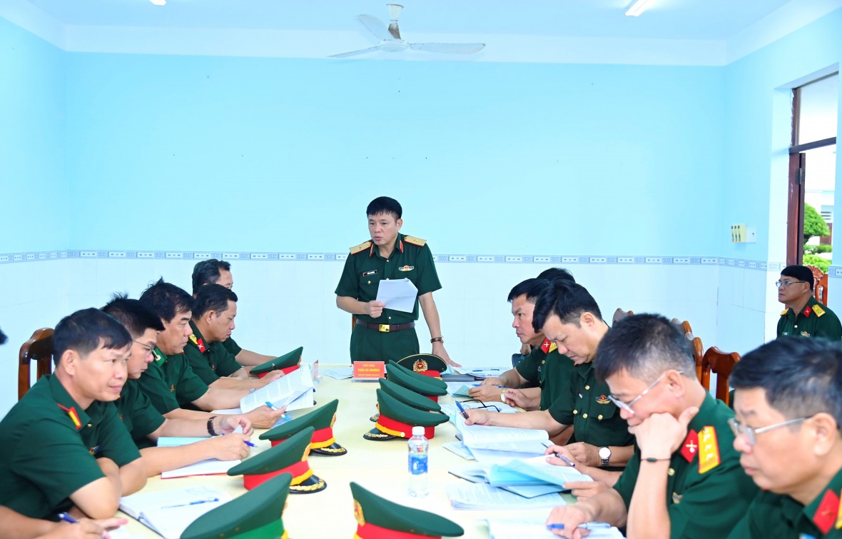 Bộ Tổng Tham mưu kiểm tra công tác huấn luyện, kỷ luật tại các đơn vị quân đội ở Cà Mau