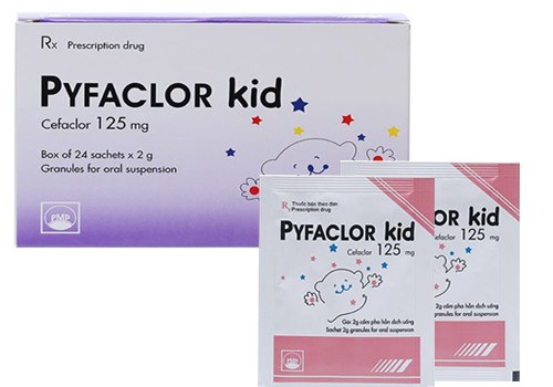 Thuốc Cốm pha hỗn dịch uống Pyfaclor Kid bị thu hồi trên toàn quốc