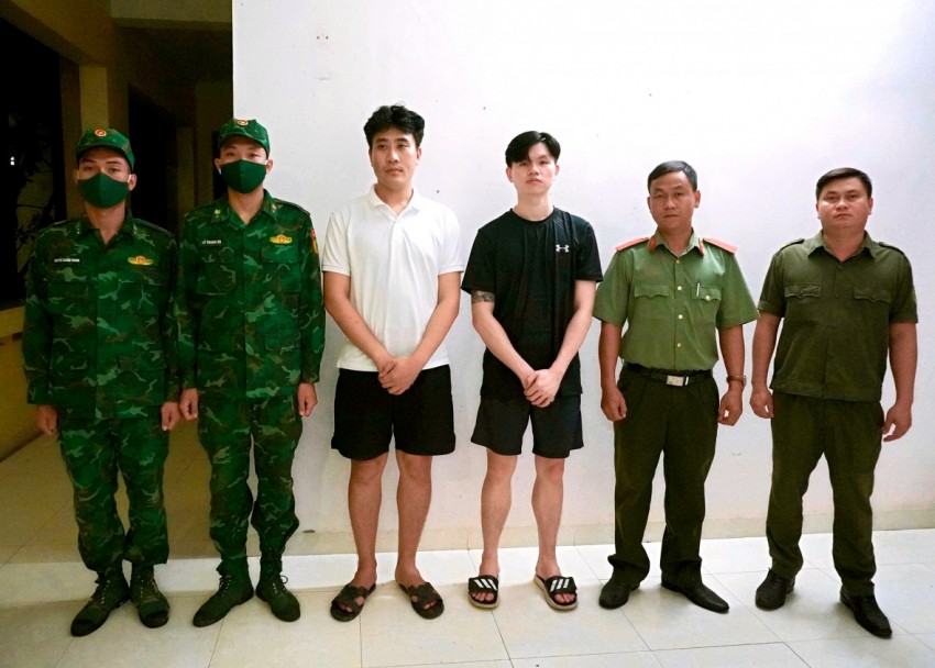 BĐBP Tây Ninh bắt 2 đối tượng nhập cảnh trái phép từ Campuchia