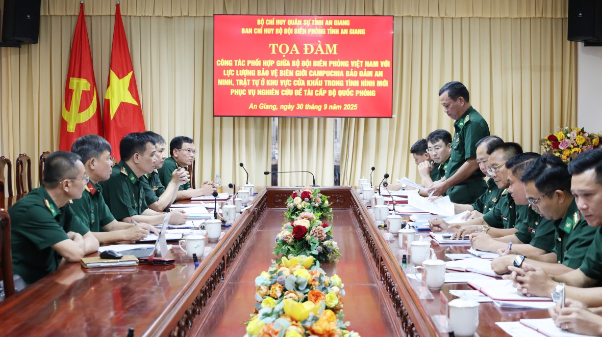 Tăng cường phối hợp bảo đảm an ninh, trật tự khu vực cửa khẩu Việt Nam - Campuchia