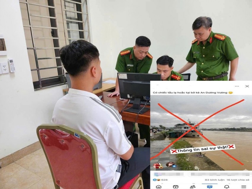 Lào Cai xử lý 3 trường hợp đăng tải thông tin sai sự thật về mưa bão lên mạng xã hội