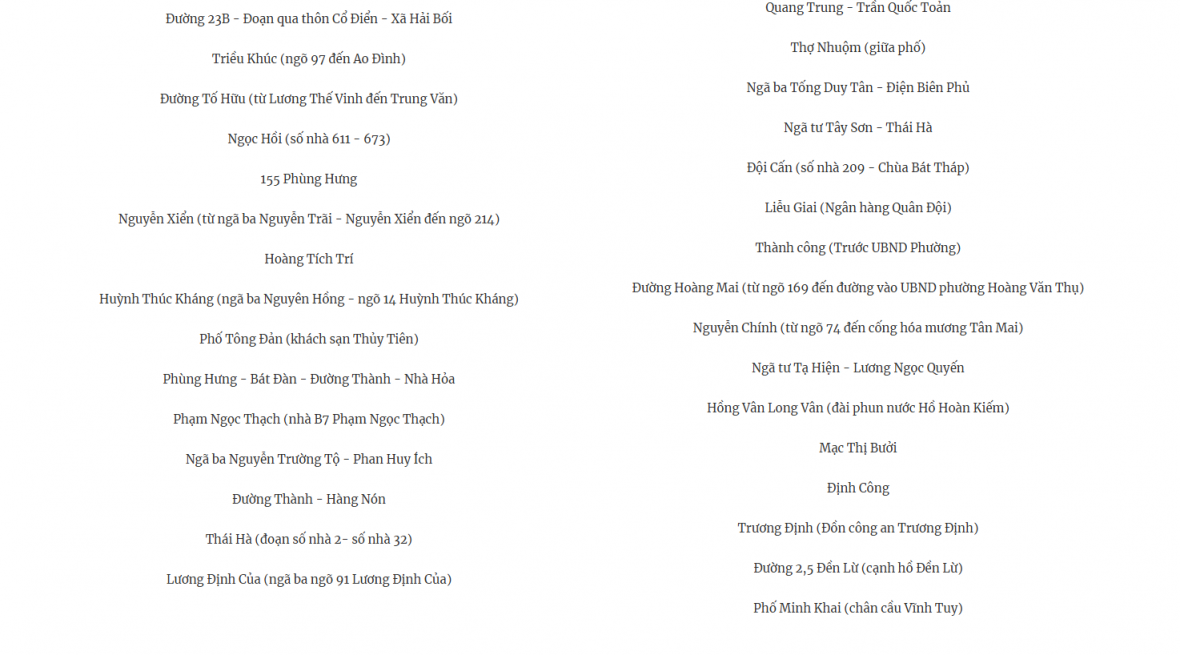 Mưa lớn kéo dài, hàng loạt điểm ngập úng tại Hà Nội cảnh báo người dần không nên đi vào