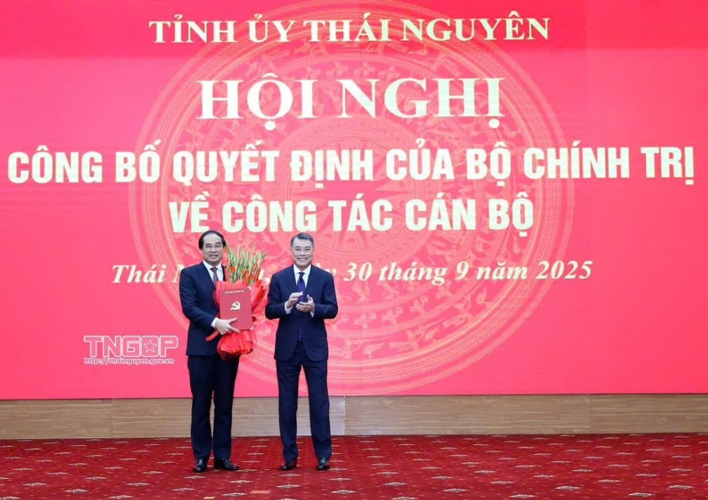 Bộ Chính trị điều động, chỉ định ông Trịnh Xuân Trường giữ chức Bí thư Tỉnh ủy Thái Nguyên