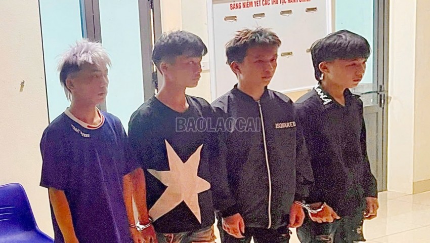 Bắt giữ 4 đối tượng ở Lào Cai bỏ trốn sau khi gây tai nạn tại Bắc Ninh