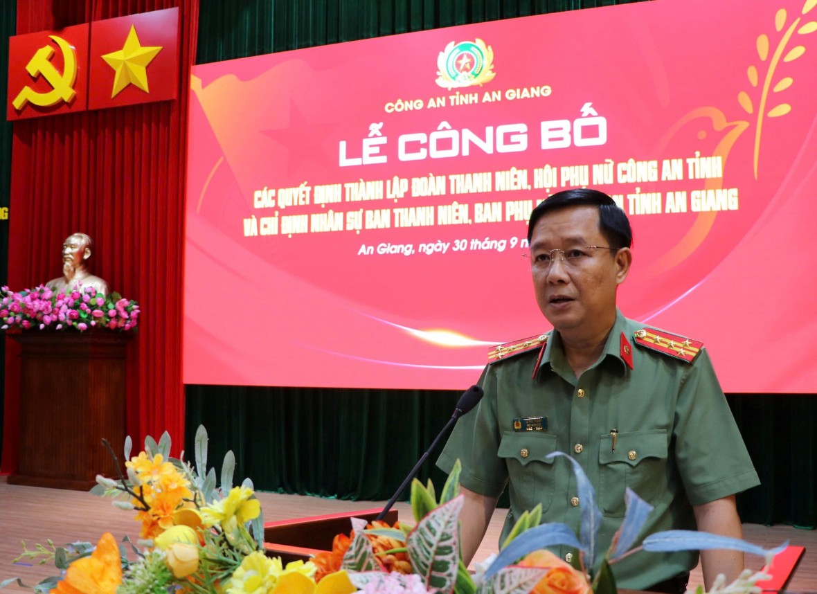 Thành lập Đoàn Thanh niên và Hội Phụ nữ Công an tỉnh An Giang