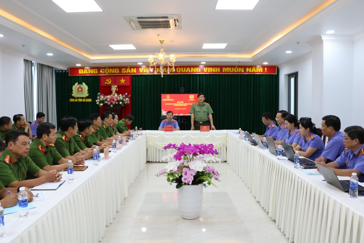 Ký kết Quy chế phối hợp trong công tác tạm giữ, tạm giam và thi hành án hình sự