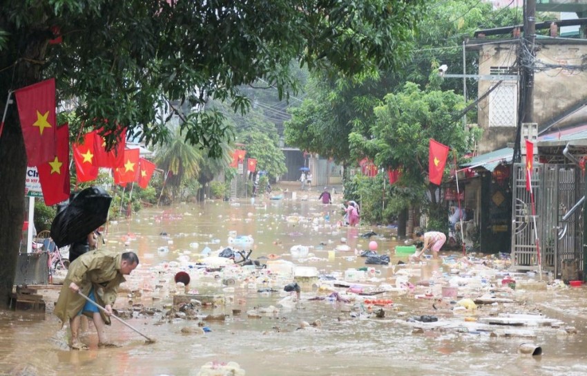 Phường Hà Giang 1 và 2 (tỉnh Tuyên Quang) nỗ lực khắc phục hậu quả sau trận lụt lịch sử