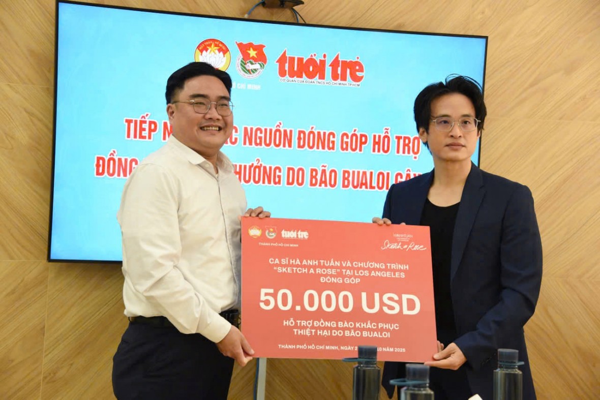 Hà Anh Tuấn ủng hộ hơn 1,3 tỷ đồng cho đồng bào vùng bão lũ