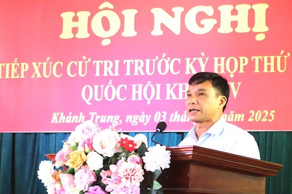 Cử tri Ninh Bình kiến nghị nhiều nội dung quan trọng