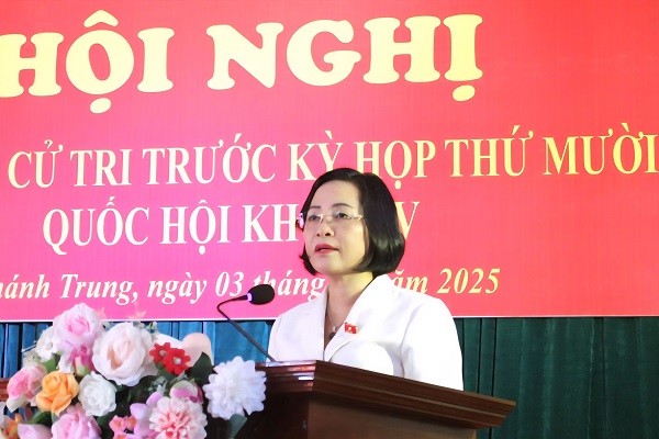 Cử tri Ninh Bình kiến nghị nhiều nội dung quan trọng