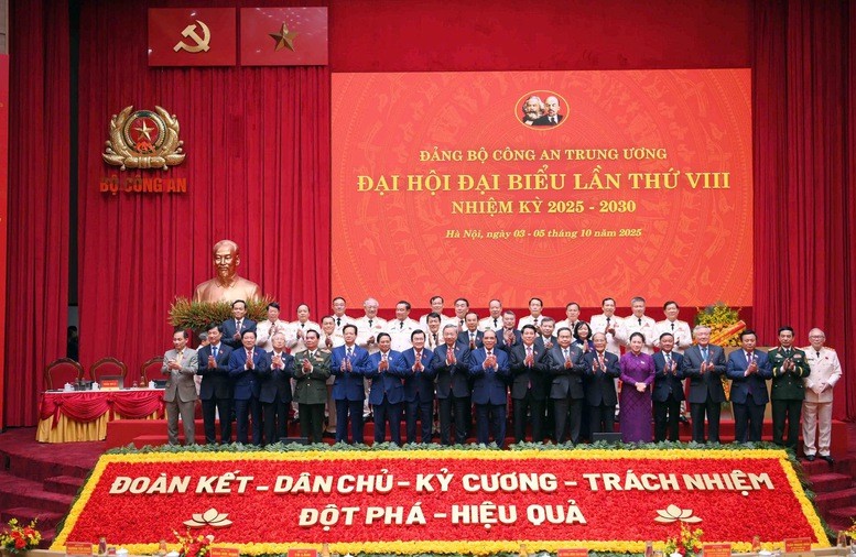 Phát biểu chỉ đạo của Tổng Bí thư Tô Lâm tại Đại hội Đảng bộ Công an Trung ương lần thứ VIII