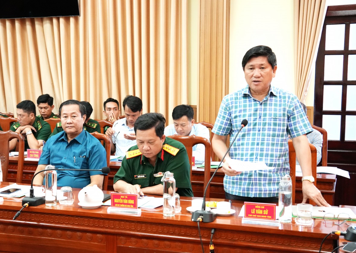 Bí thư Tỉnh ủy Cà Mau làm việc với BĐBP tỉnh về công tác quản lý, bảo vệ chủ quyền và chống khai thác IUU