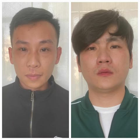 Trần Quốc Toản (trái) và Nguyễn Đức Khánh bị bắt tạm giam - Ảnh Công an Đà Nẵng. Trần Quốc Toản (trái) và Nguyễn Đức Khánh bị bắt tạm giam - Ảnh Công an Đà Nẵng.