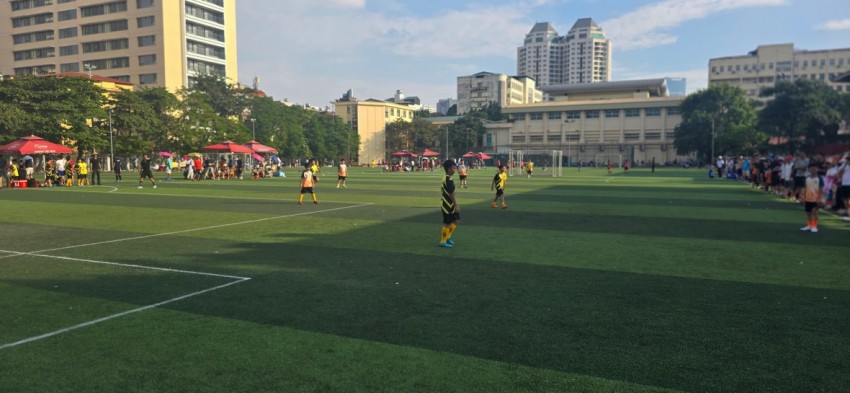 Giải bóng đá Trường Tiểu học Dịch Vọng A: Đội bóng lớp 5G tiếp tục bảo vệ ngôi vương