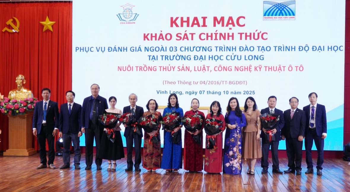 Trường Đại học Cửu Long có gần 20 chương trình đào tạo đạt chuẩn kiểm định chất lượng giáo dục
