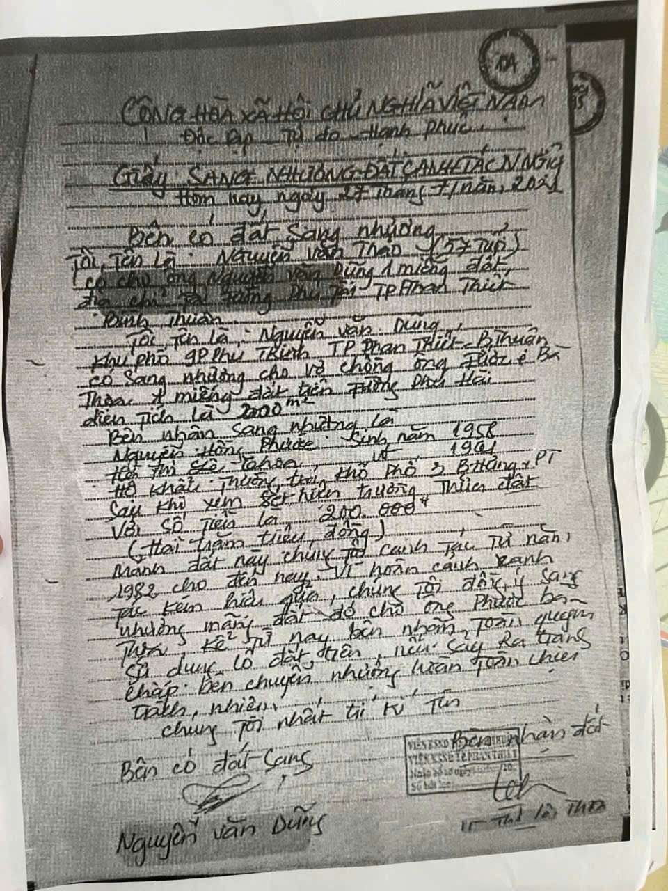 Viết tiếp kỳ án “Hủy hoại tài sản” tại Phan Thiết - Bài 1: Bức thư thú tội tiết lộ sự thật vụ án bức tường bị dỡ bỏ Viết tiếp kỳ án “Hủy hoại tài sản” tại Phan Thiết - Bài 1: Bức thư thú tội tiết lộ sự thật vụ án bức tường bị dỡ bỏ