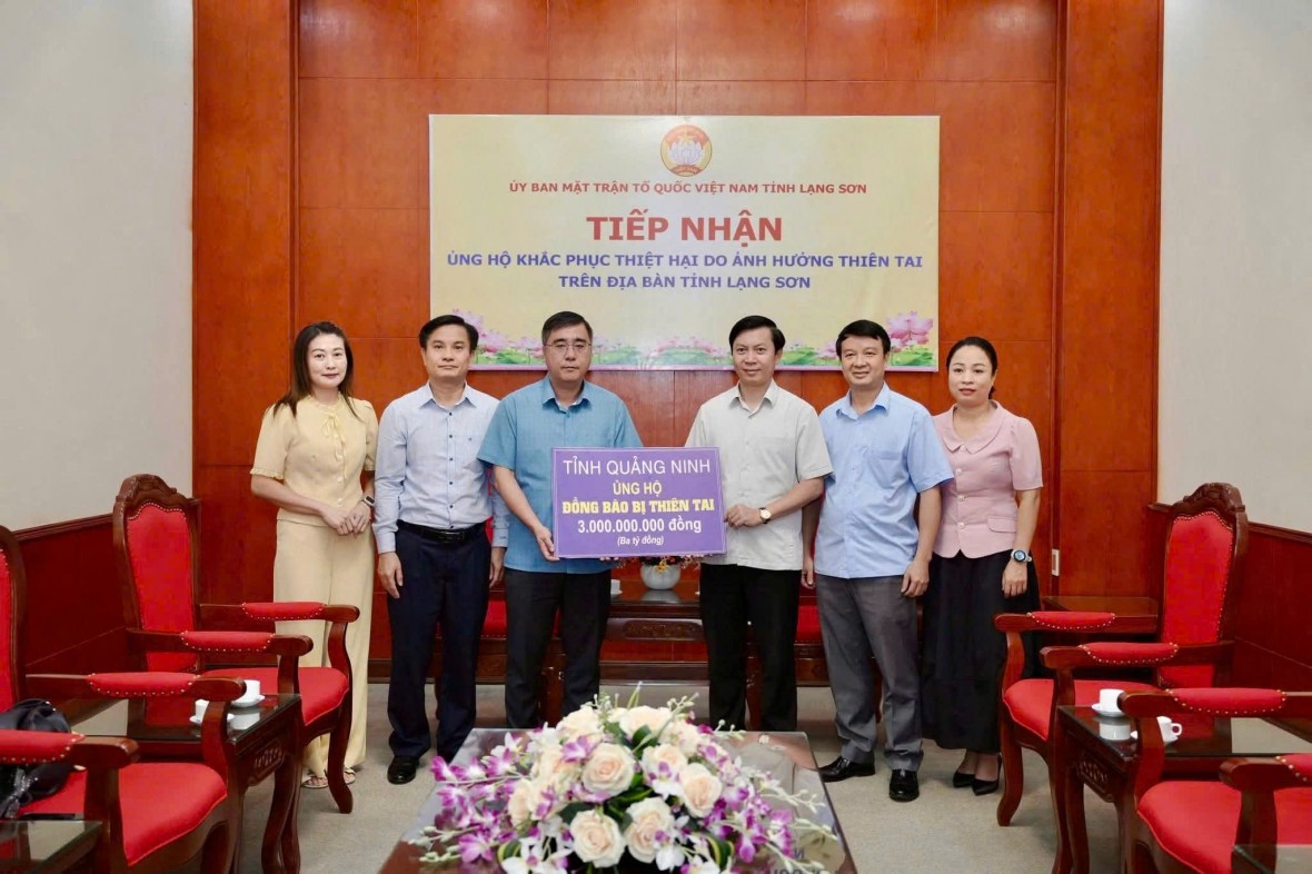 Quảng Ninh hỗ trợ 15 tỷ đồng giúp các tỉnh miền núi khắc phục hậu quả mưa lũ