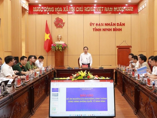 Tiến độ về Đề án Nghiên cứu khả năng hình thành Cảng hàng không Ninh Bình ra sao?