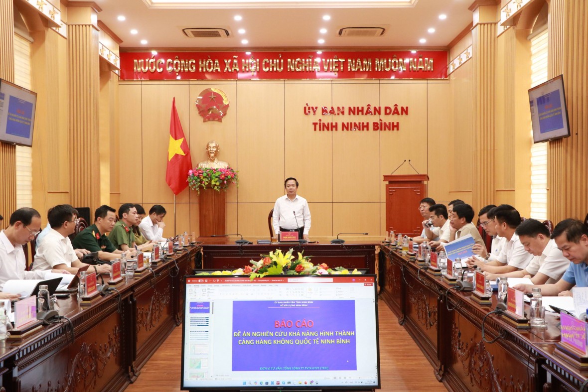 Tiến độ về Đề án Nghiên cứu khả năng hình thành Cảng hàng không Ninh Bình ra sao?