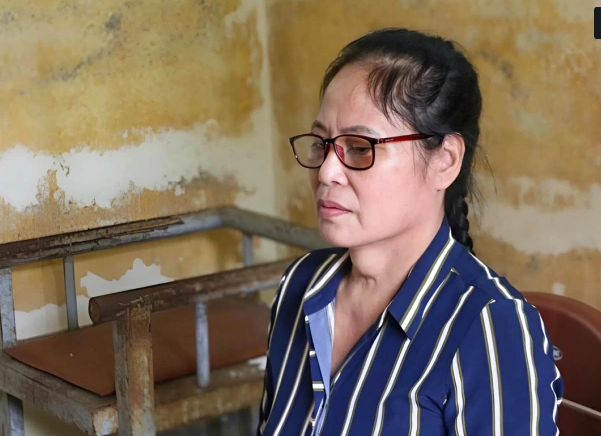 Nguyễn Thị Bích Thủy lúc bị bắt. Nguyễn Thị Bích Thủy lúc bị bắt.