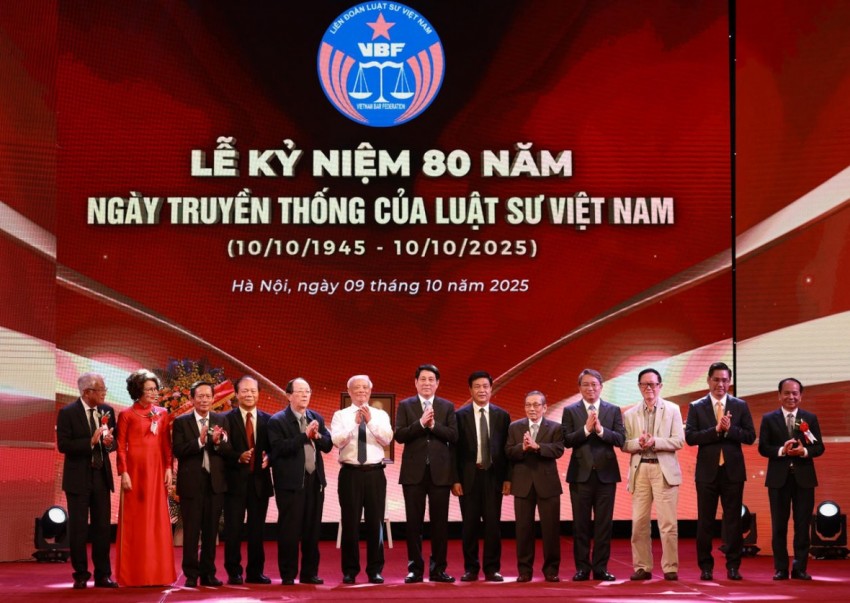 Chủ tịch nước Lương Cường dự Lễ kỷ niệm 80 năm Ngày truyền thống của Luật sư Việt Nam