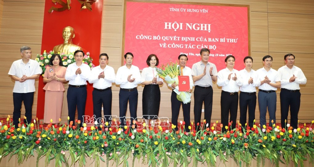 Ông Nguyễn Quang Hưng giữ chức Chủ nhiệm Ủy ban Kiểm tra Tỉnh ủy Hưng Yên nhiệm kỳ 2025 - 2030