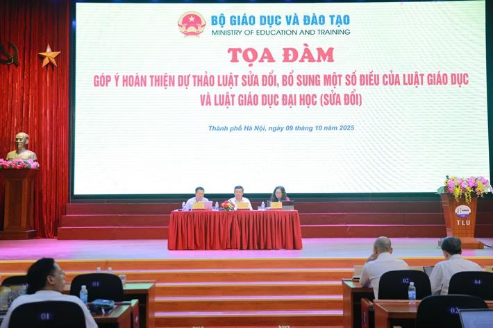 Tọa đàm góp ý hoàn thiện hai dự án Luật về giáo dục