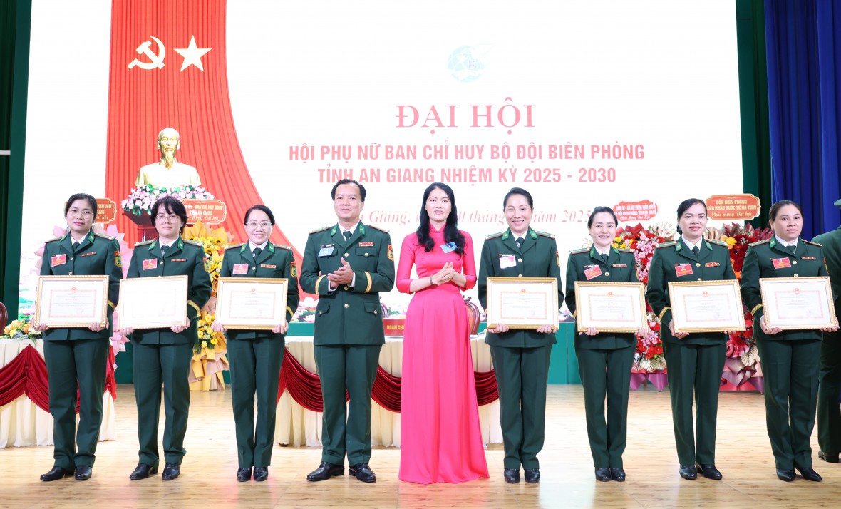 Đại hội Hội Phụ nữ Ban Chỉ huy BĐBP tỉnh An Giang