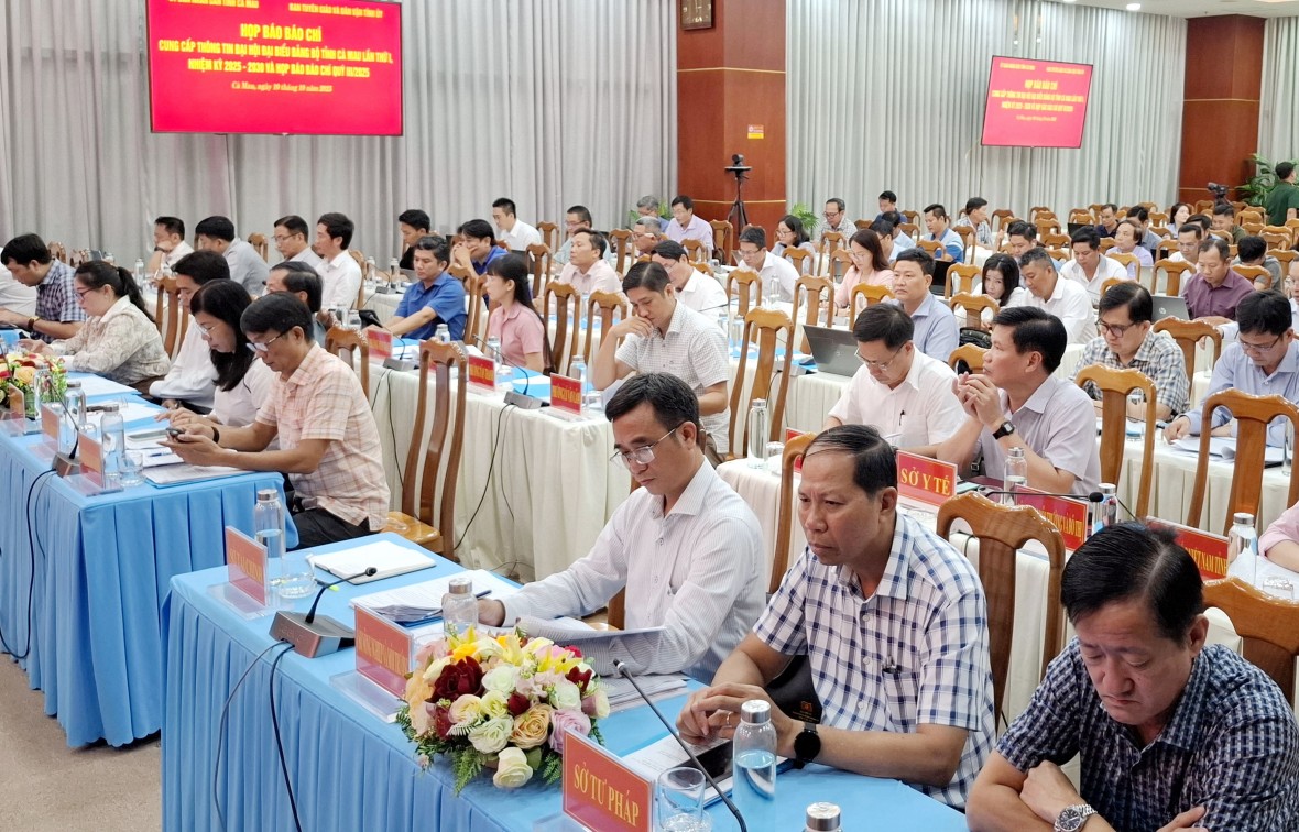 Cà Mau sẵn sàng cho Đại hội Đảng bộ tỉnh lần thứ I, nhiệm kỳ 2025 - 2030