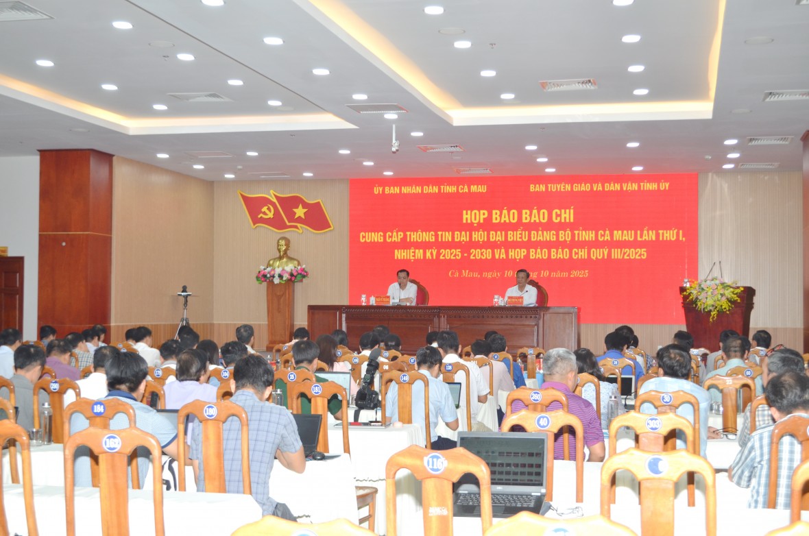 Cà Mau sẵn sàng cho Đại hội Đảng bộ tỉnh lần thứ I, nhiệm kỳ 2025 - 2030