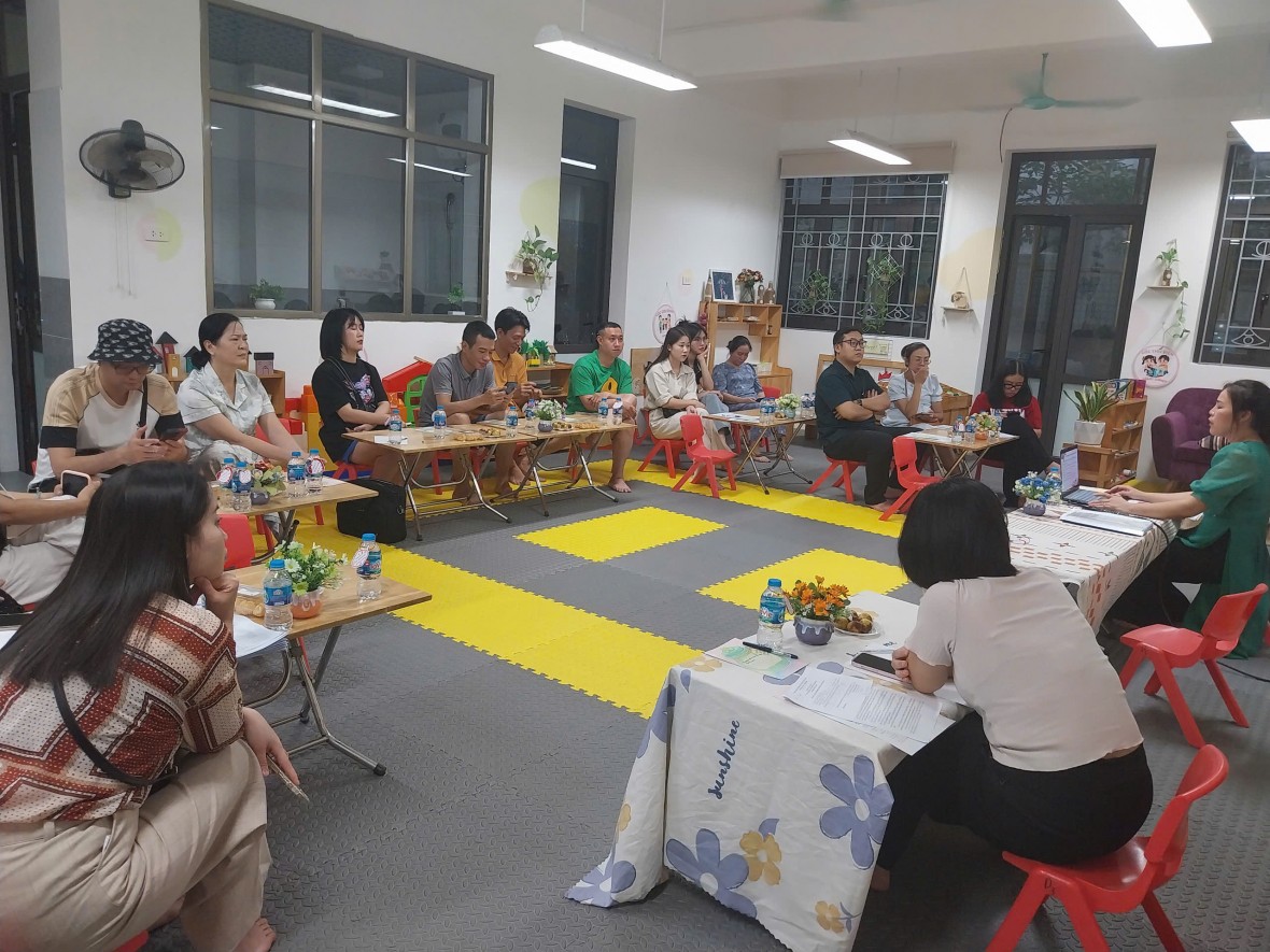 Trường Mầm non 8/3 kêu gọi ủng hộ đồng bào thiệt hại do bão lũ