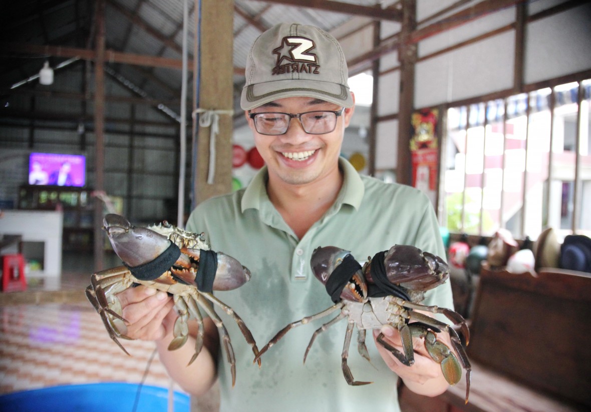 Tăng cường liên kết chuỗi giá trị, hướng tới xây dựng thương hiệu “Cua Cà Mau”