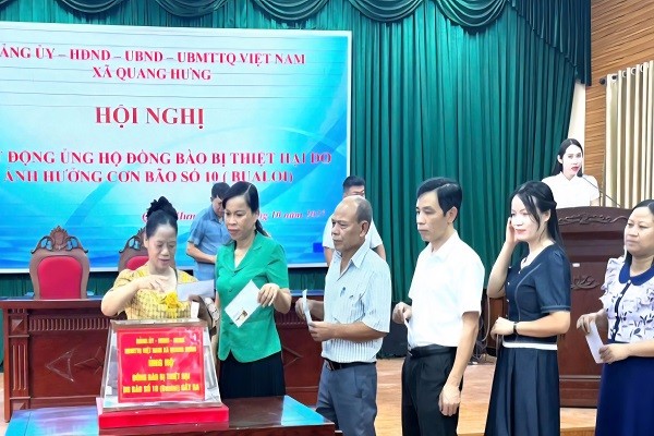 Hưng Yên hướng về đồng bào vùng lũ