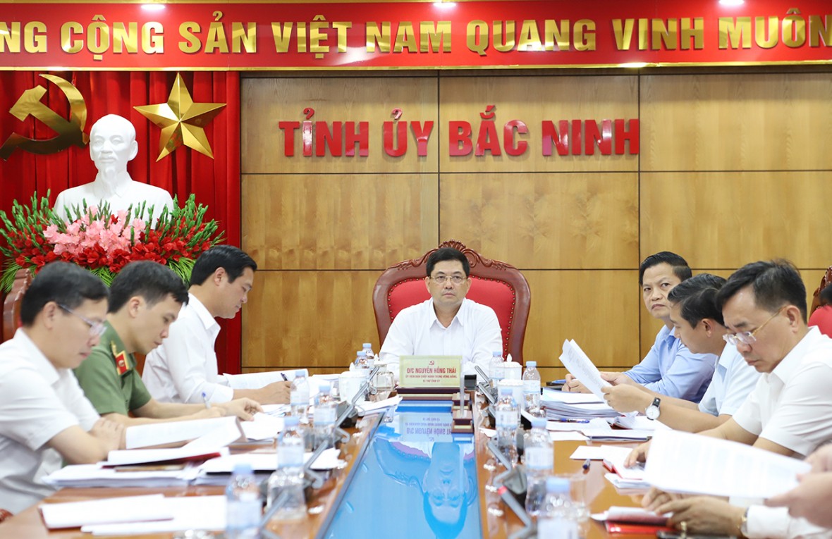 Bắc Ninh xây dựng phương án khắc phục tình trạng ngập úng, sớm ổn định đời sống Nhân dân