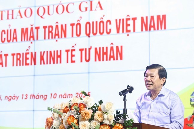 Hội thảo Quốc gia: Phát huy vai trò của Mặt trận Tổ quốc Việt Nam trong phát triển kinh tế tư nhân