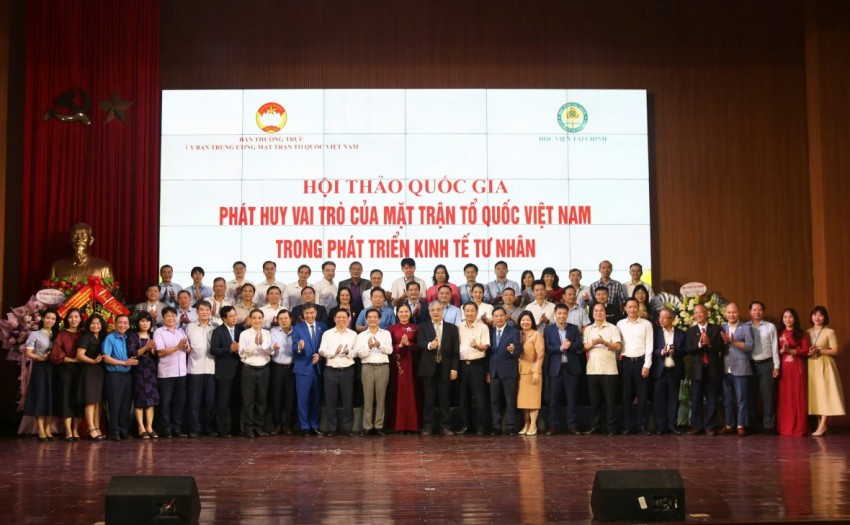 Hội thảo Quốc gia: Phát huy vai trò của Mặt trận Tổ quốc Việt Nam trong phát triển kinh tế tư nhân