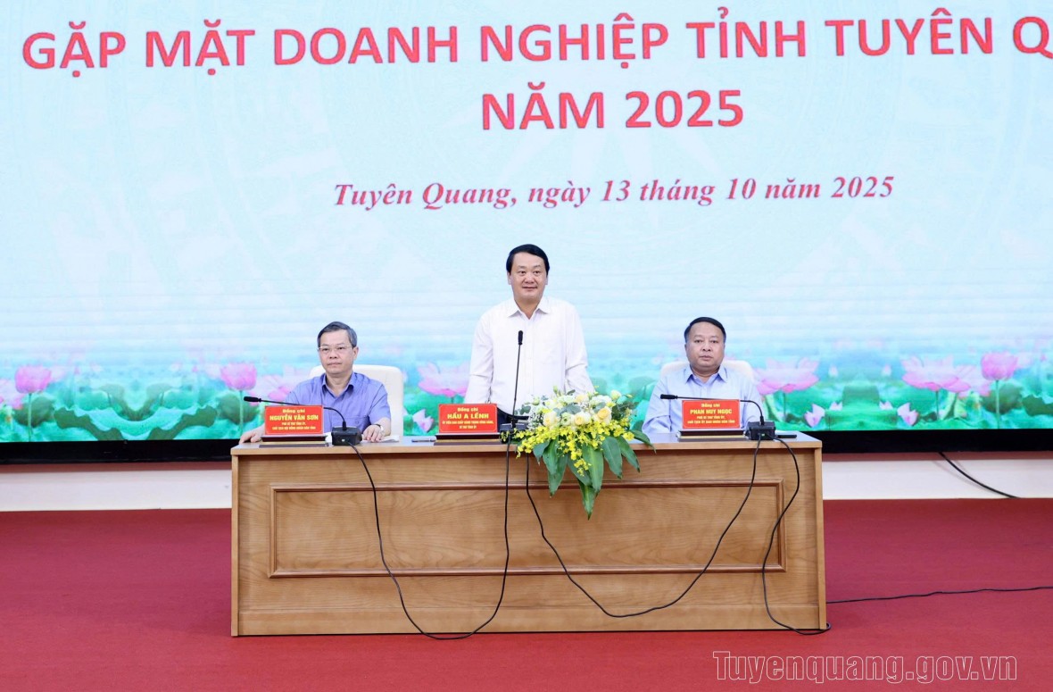 Tuyên Quang: 30 tập thể, 12 cá nhân được nhận Bằng khen vì có thành tích xuất sắc trong hoạt động doanh nghiệp năm 2025.