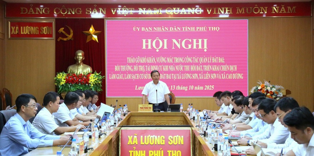 Phú Thọ: Tháo gỡ khó khăn trong công tác quản lý đất đai, bồi thường, hỗ trợ, tái định cư khi Nhà nước thu hồi đất Phú Thọ: Tháo gỡ khó khăn trong công tác quản lý đất đai, bồi thường, hỗ trợ, tái định cư khi Nhà nước thu hồi đất