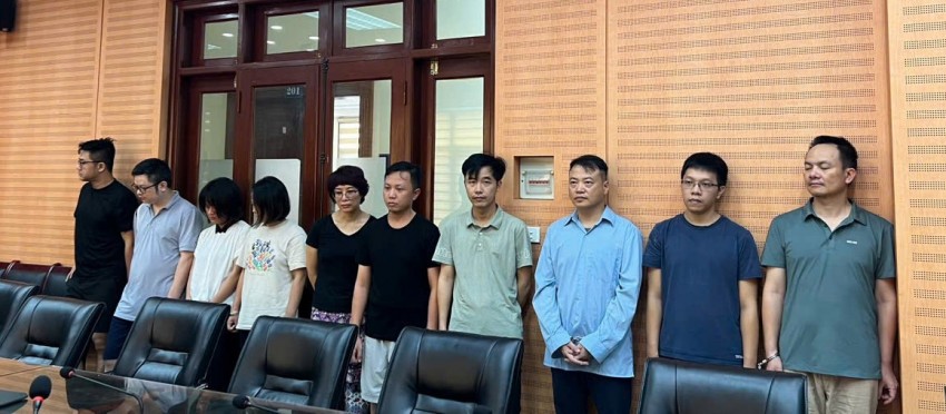 Cơ quan công an đã khởi tố Shark Bình cùng 9 đồng phạm. Ảnh: CACC Cơ quan công an đã khởi tố Shark Bình cùng 9 đồng phạm. Ảnh: CACC