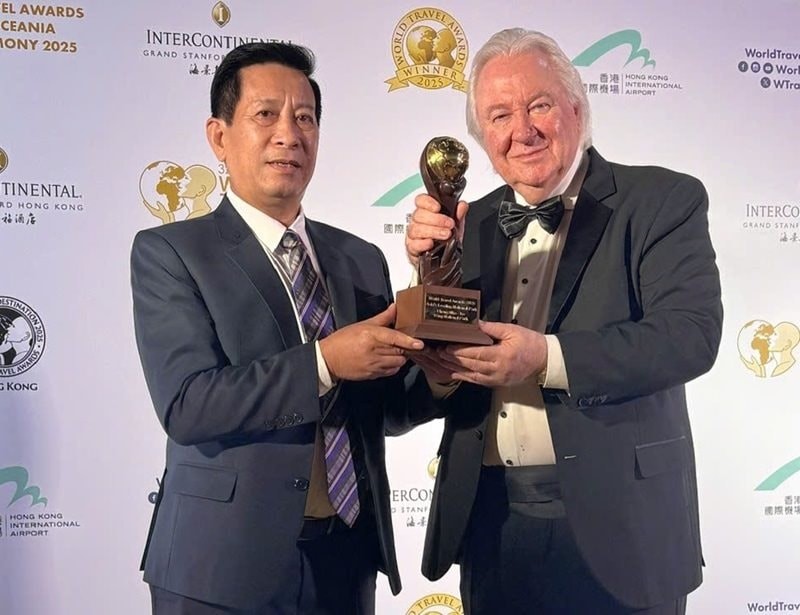 Phong Nha - Kẻ Bàng tiếp tục giành “cú đúp” Giải thưởng Du lịch Thế giới 2025