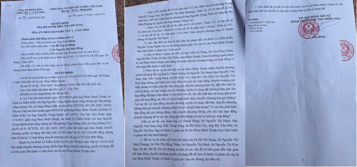 Cần Thơ: Trả hồ sơ để điều tra bổ sung vụ án trốn thuế tại Công ty TNHH MTV Thuận Kiều 368