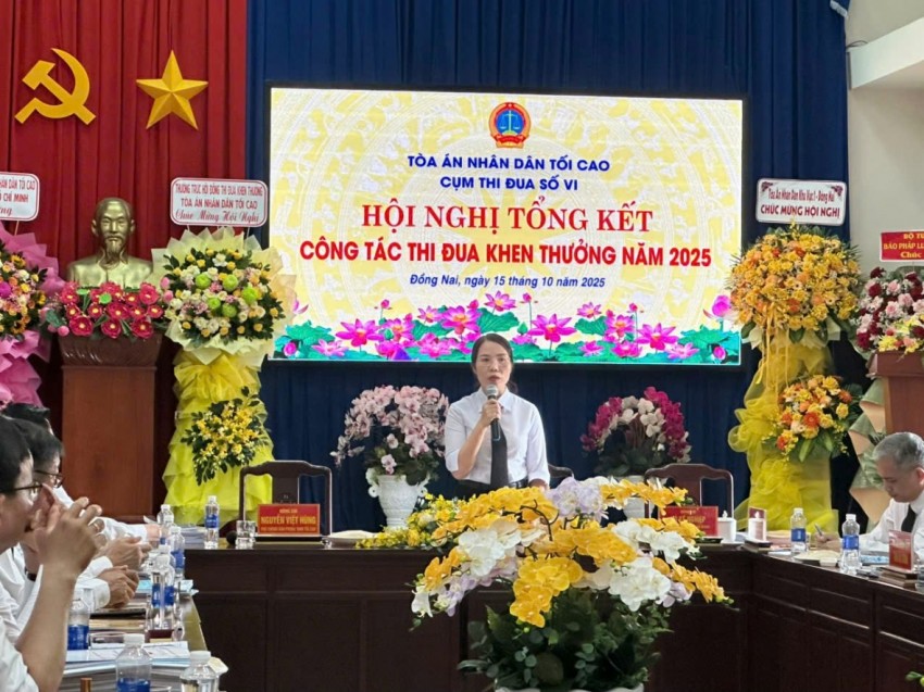 Bà Nguyễn Thị Tuyết Thanh – Chánh án TAND tỉnh Đồng Nai.