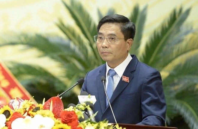 Ông Nguyễn Doãn Anh tái đắc cử Bí thư Tỉnh ủy Thanh Hóa. Ảnh: Trung tâm báo chí.