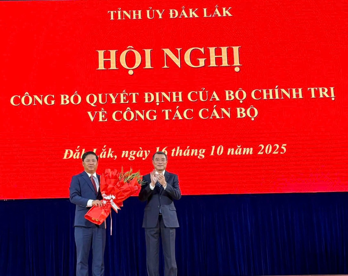 Ông Lương Nguyễn Minh Triết được điều động, chỉ định làm Bí thư Tỉnh ủy Đắk Lắk