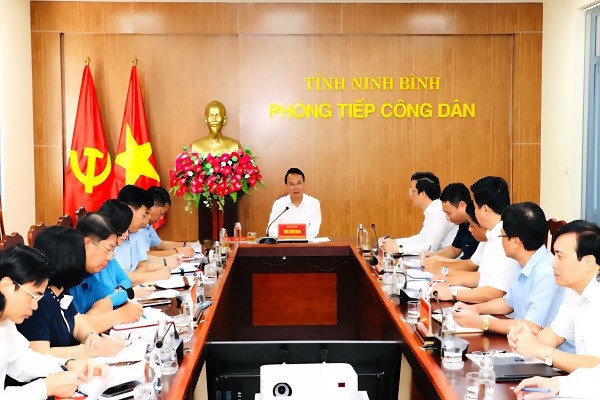Bí thư tỉnh Ninh Bình Đặng Xuân Phong trực tiếp lắng nghe, chỉ đạo giải quyết việc công dân kiến nghị