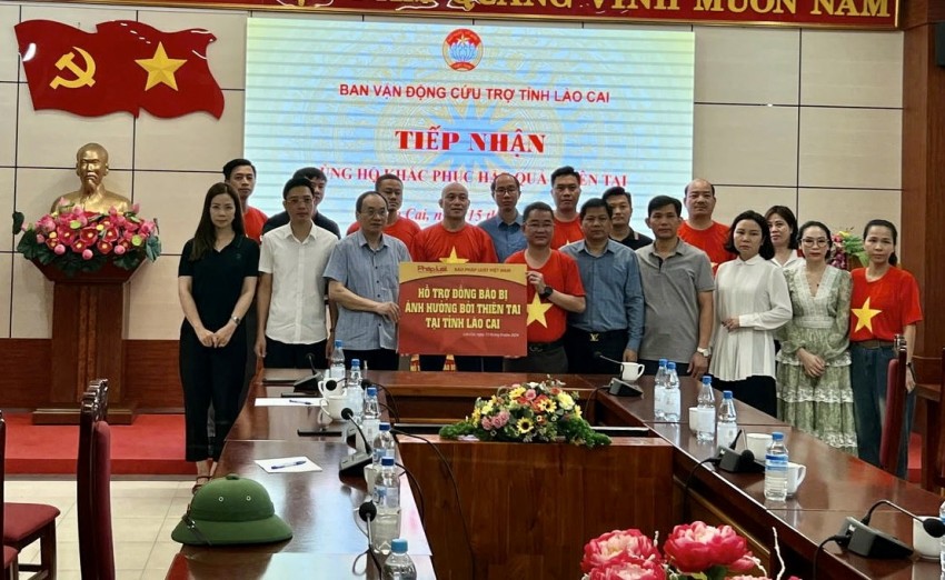 Pháp luật Plus và hành trình mang yêu thương đến những vùng đất khó khăn, bão lũ