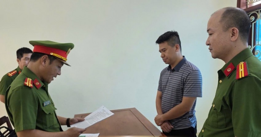 Cơ quan Cảnh sát điều tra Công an tỉnh ra Quyết định khởi tố bị can đối với Trần Ngọc Doanh